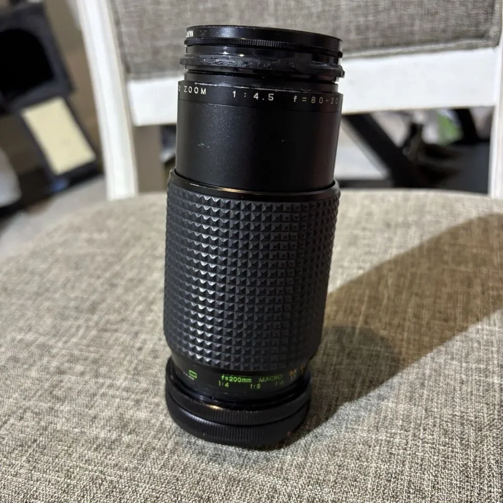 QTII MC Auto Zoom Lens f=80-200mm, 1:4.5 55, Used